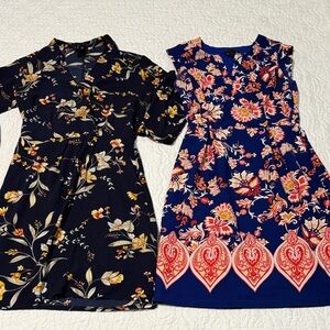 Floral Print Dresses Set